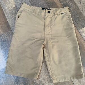 Hurley boys khaki shorts